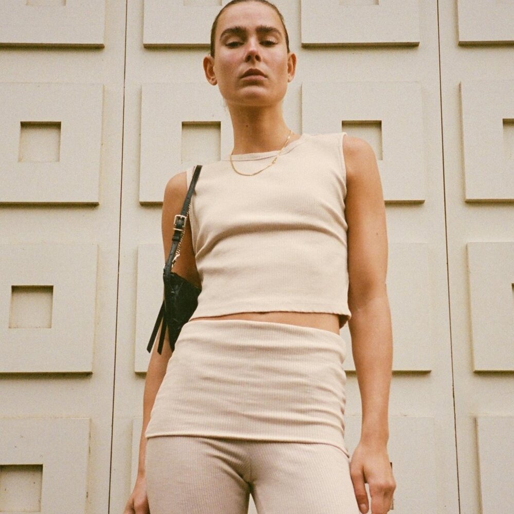 Zara Ribbed Flare Pants - Picture 2 of 8
